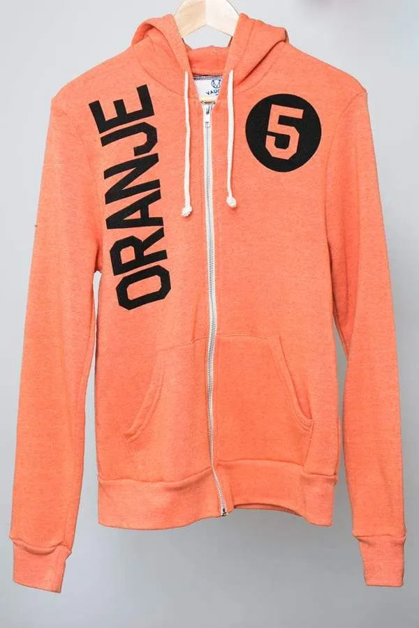 Oranje Orange Zip Hoodie