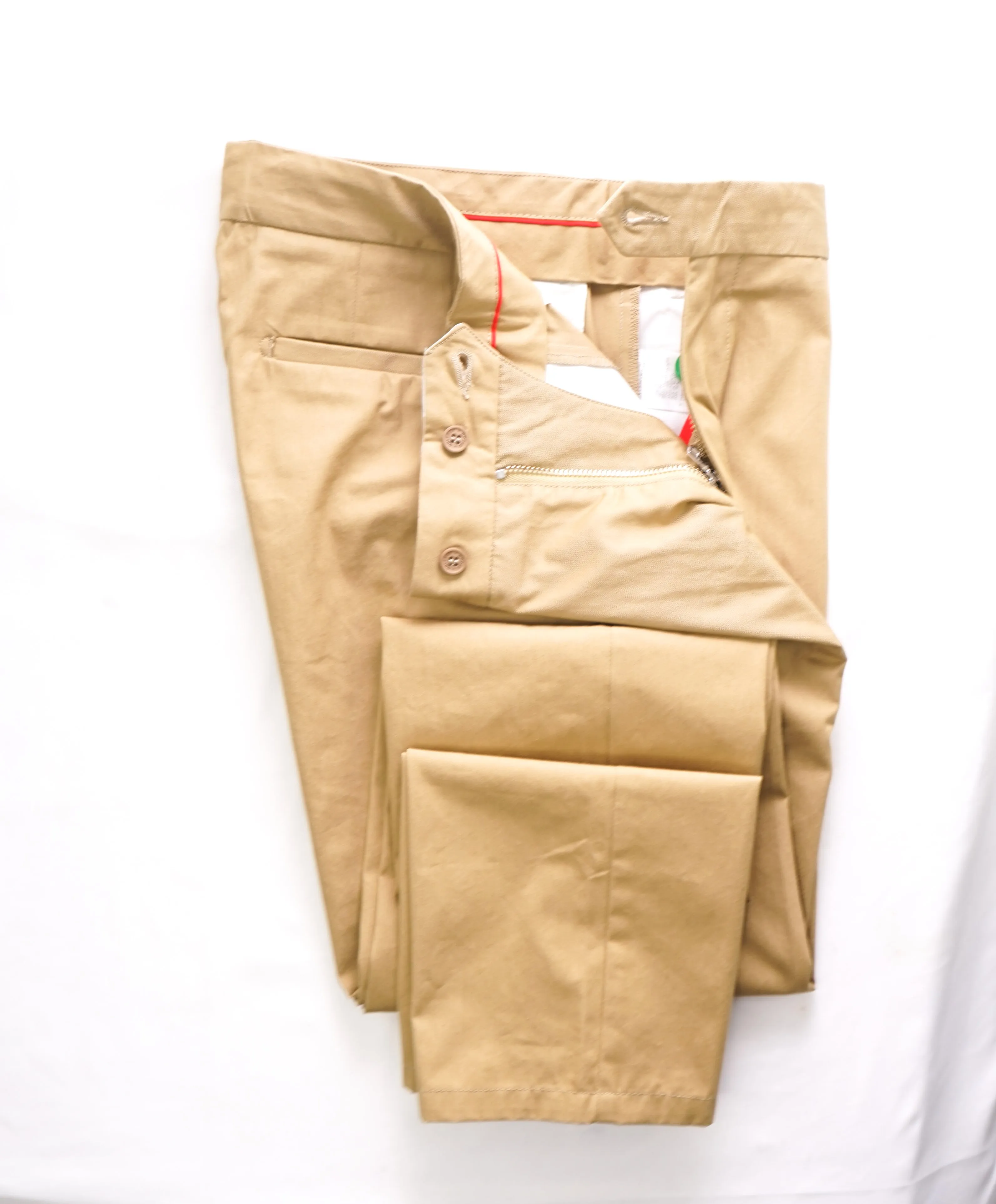 ORLEBAR BROWN - Brown Cotton *SIDE TABS* Chino Pants  - 30W