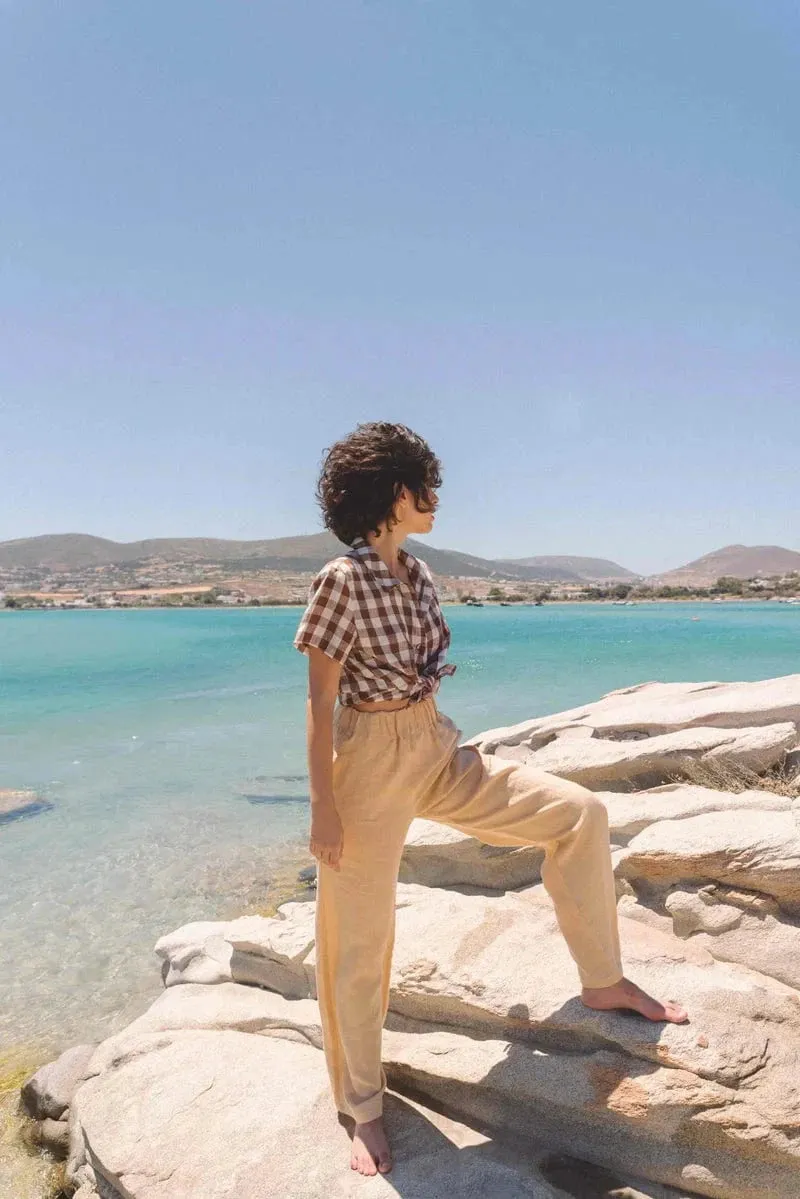 Oulu Super Long Linen Trousers | Multiple Colours