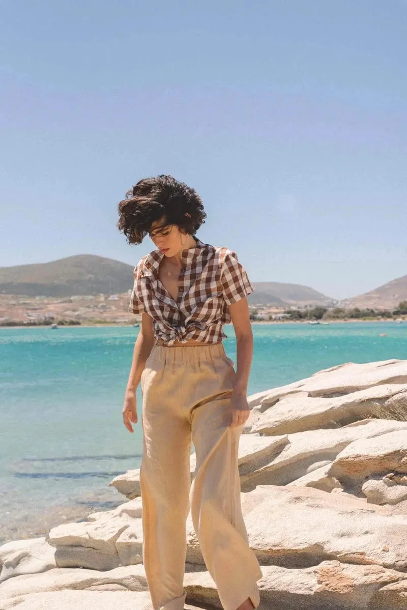 Oulu Super Long Linen Trousers | Multiple Colours