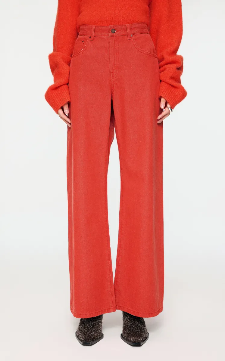 Pants / JNBY Flattering Wide-Leg Cotton Jeans