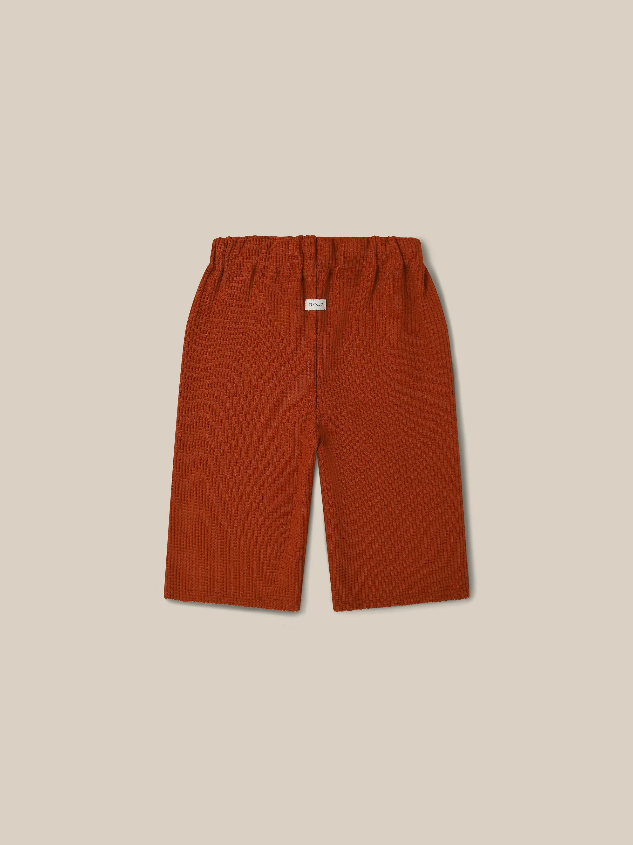 Paprika Waffle Wide Leg Pants