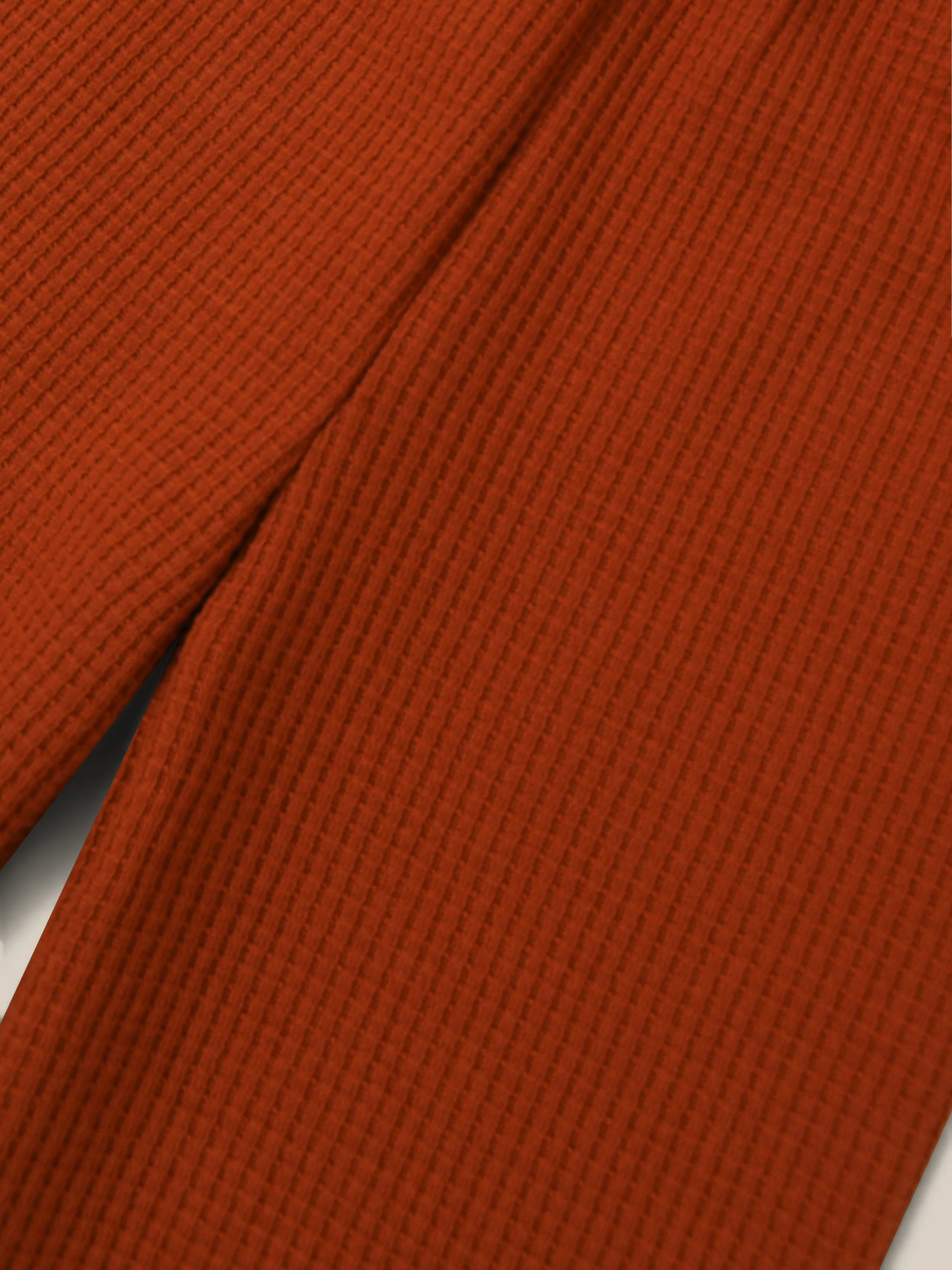 Paprika Waffle Wide Leg Pants