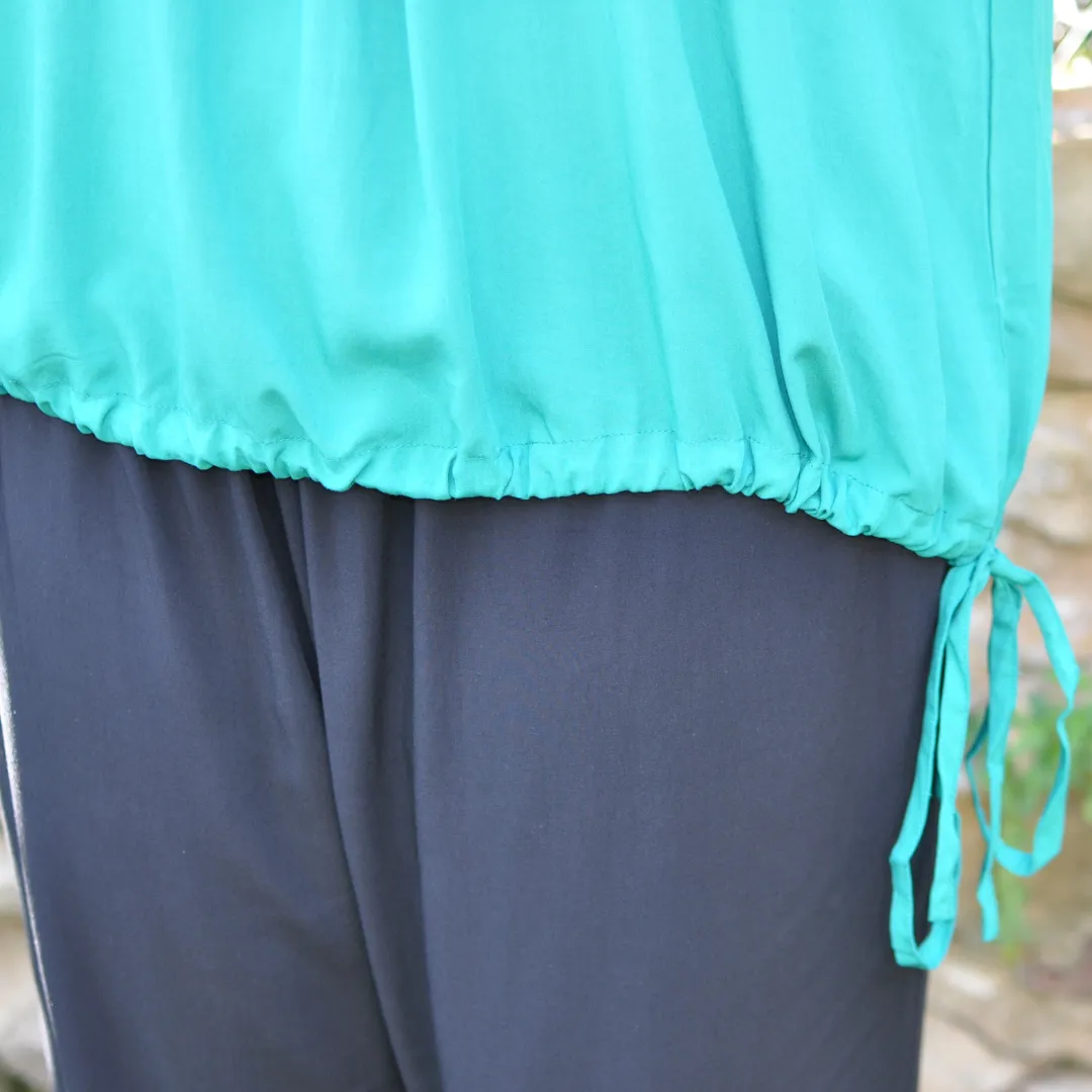 Phoebe Drawstring Top Aruba