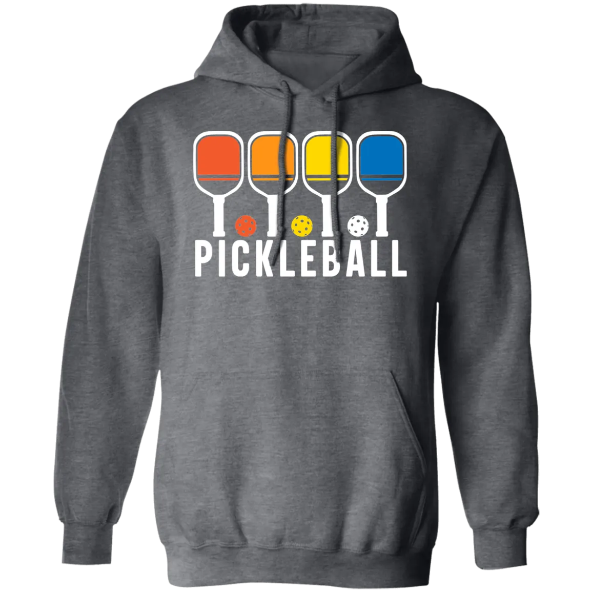 Pickleball Rainbows Pullover Hoodie
