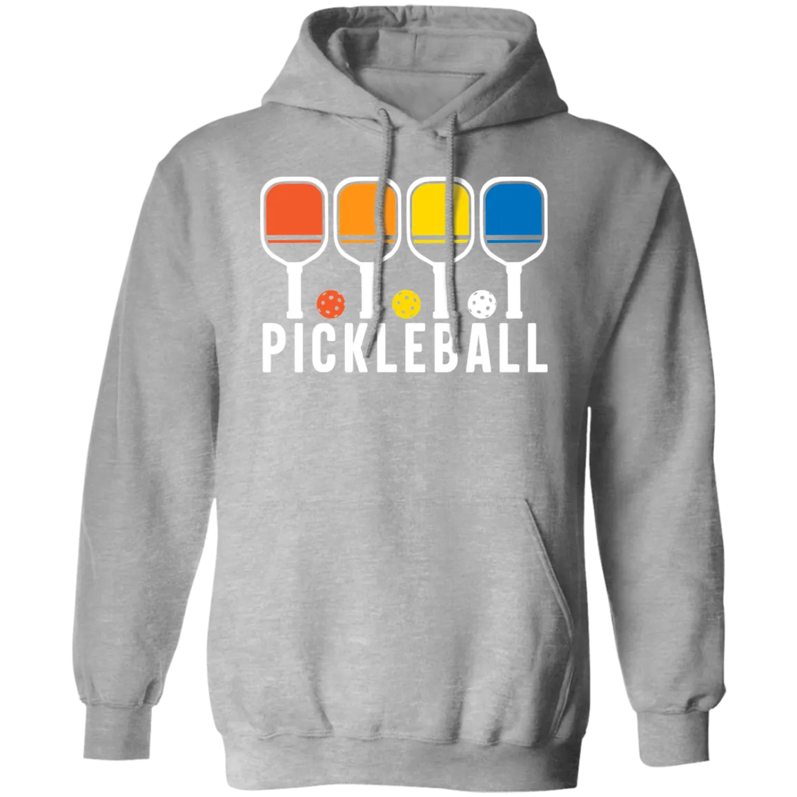 Pickleball Rainbows Pullover Hoodie