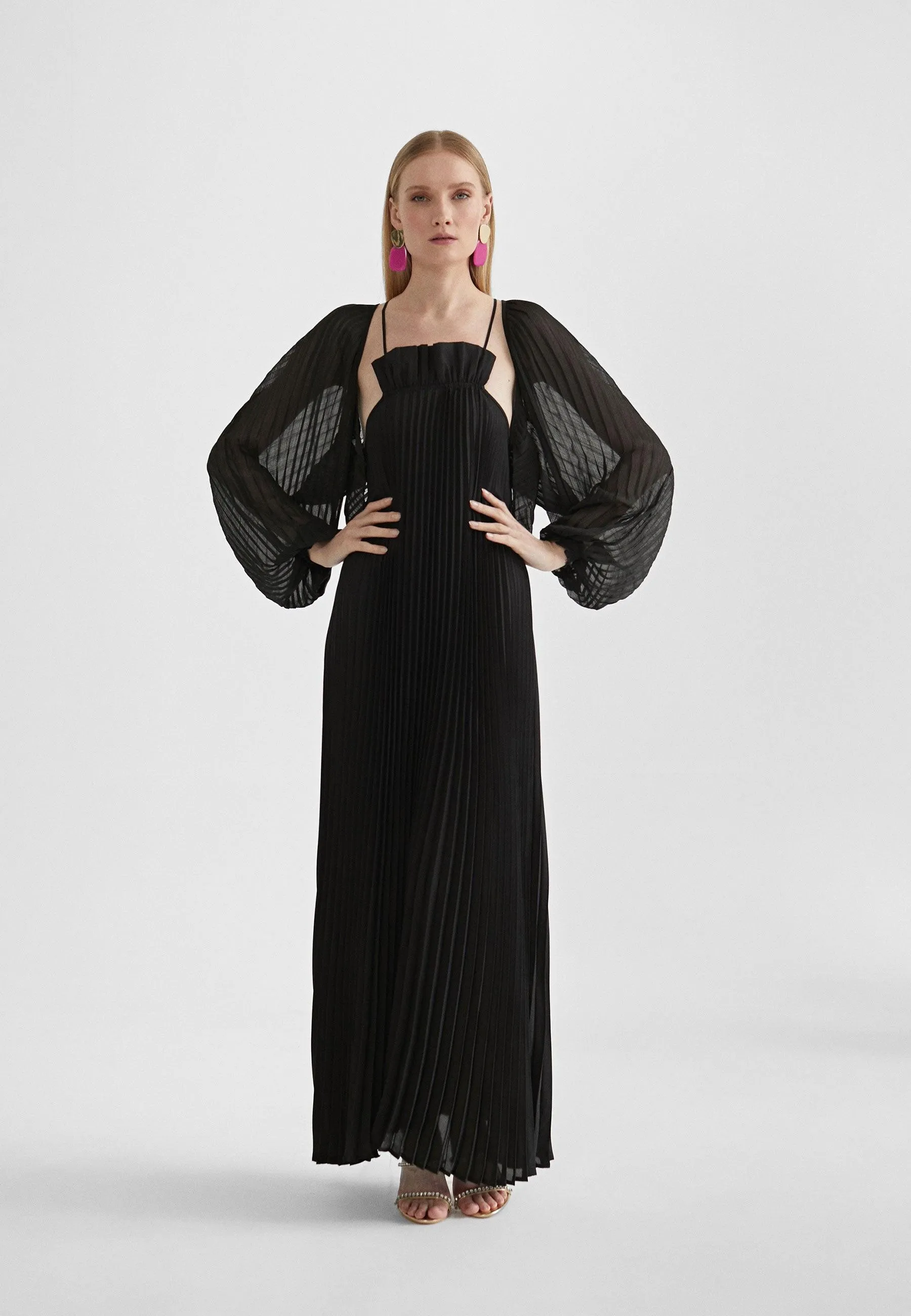 Pleated bolero