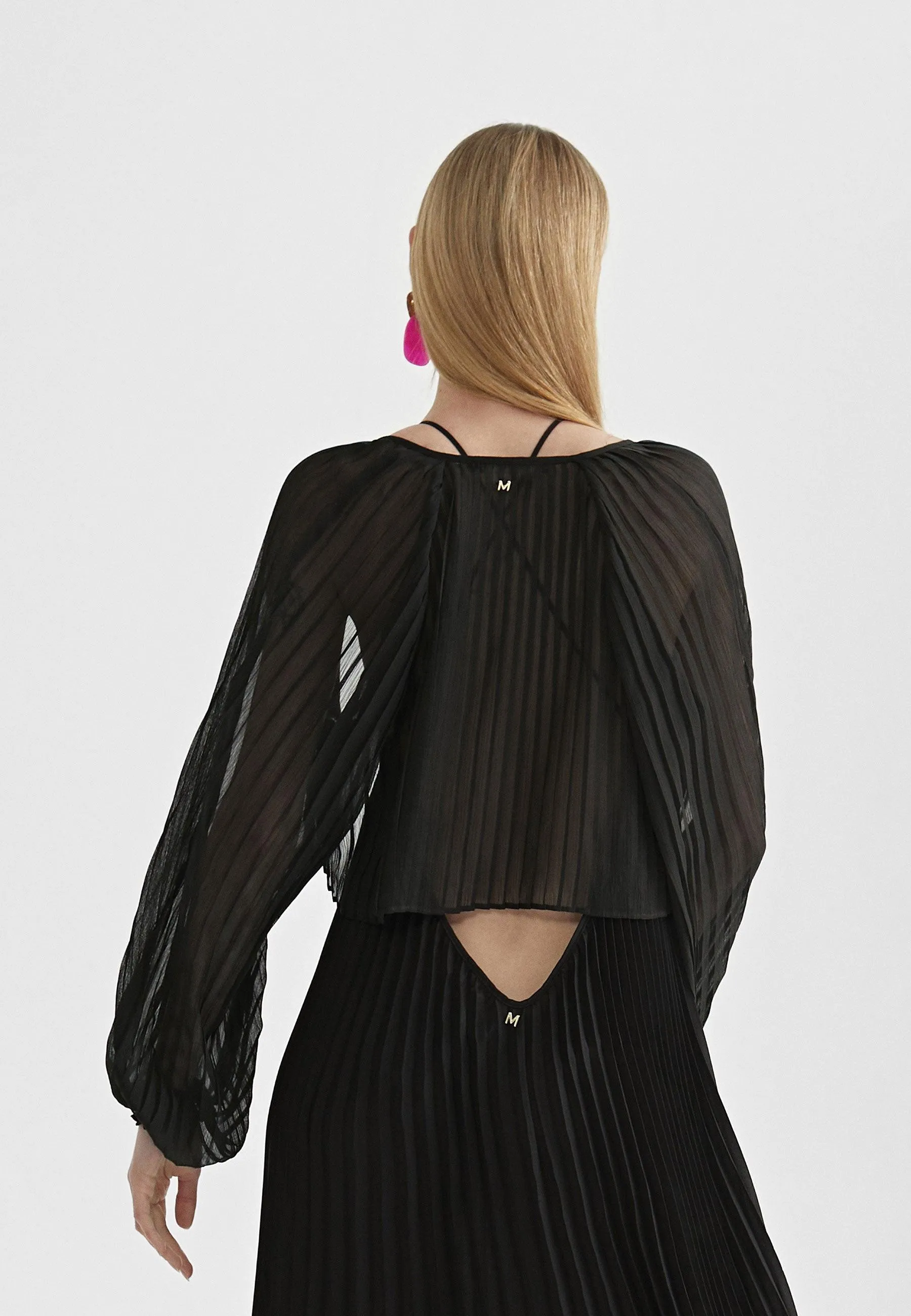 Pleated bolero