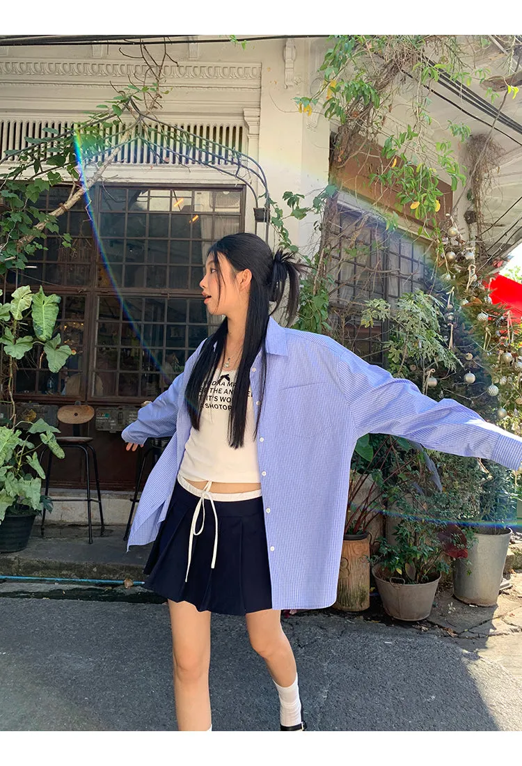pleated hip skirt