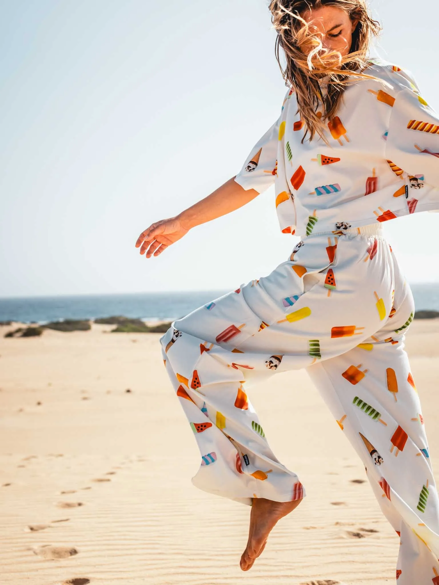Popsicles Wijde broek Dames
