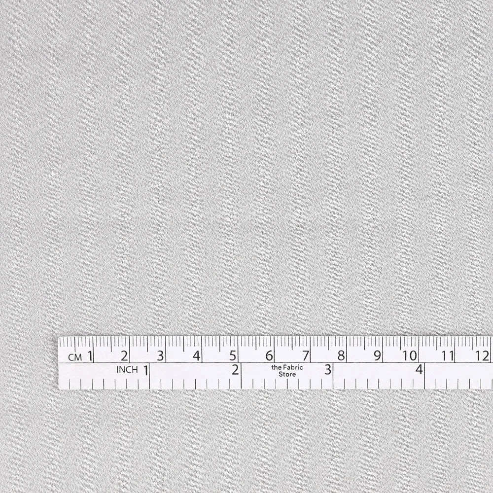 Rayon Crepe Backed Satin - Aluminium