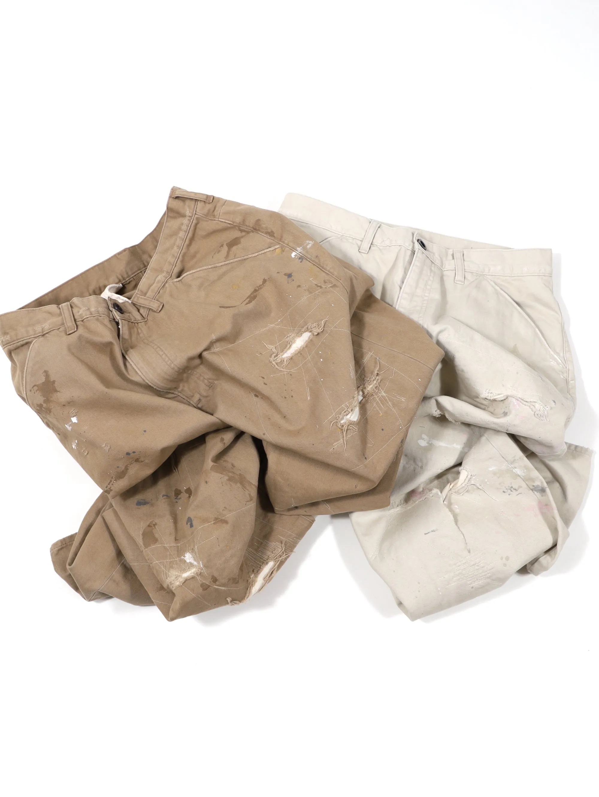 REMAKE WIDE CHINO TROUSERS