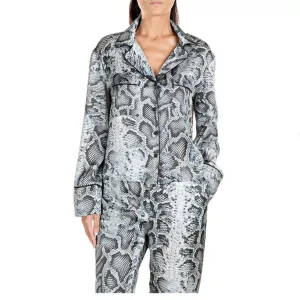 Replay Women's Shirt Printed Viscose Satin