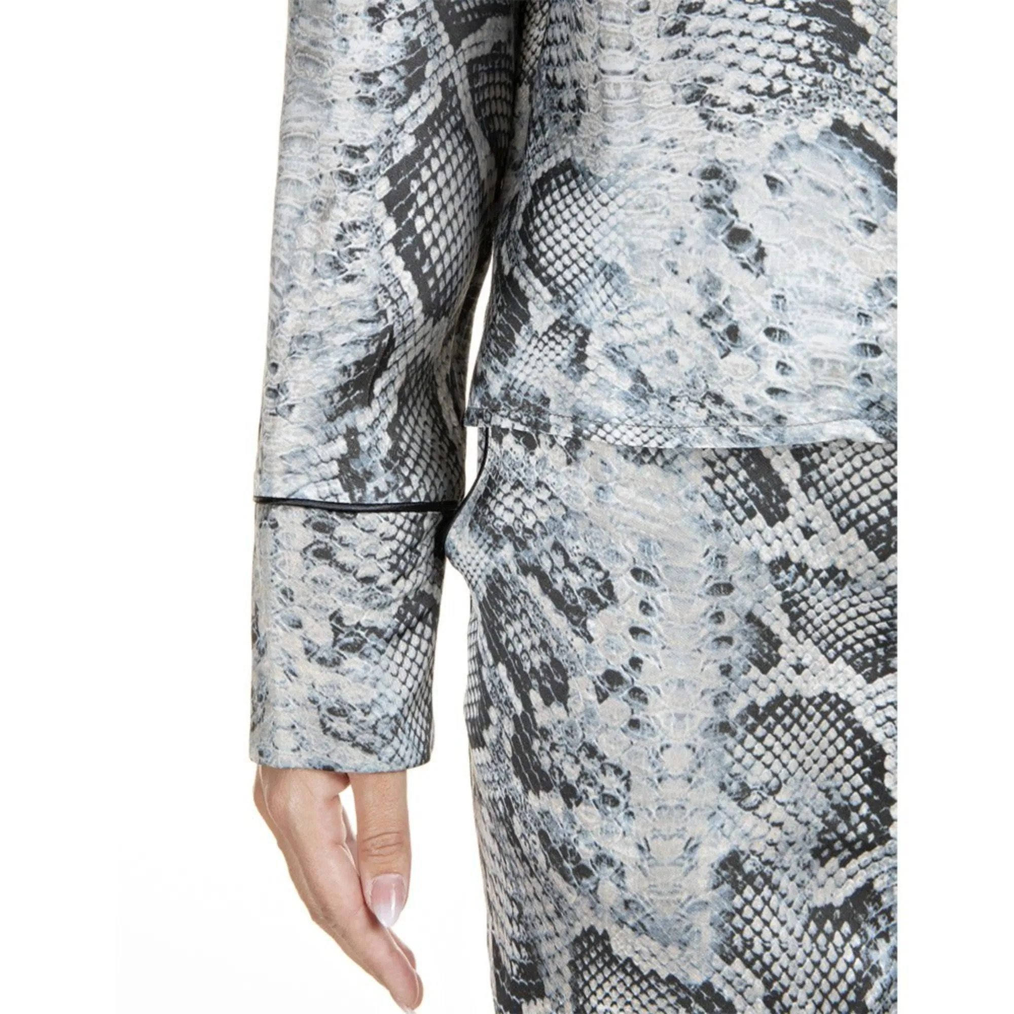 Replay Women's Shirt Printed Viscose Satin