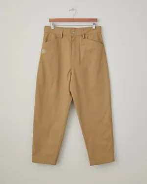 Sarou Cotton Chino Trousers - Beige