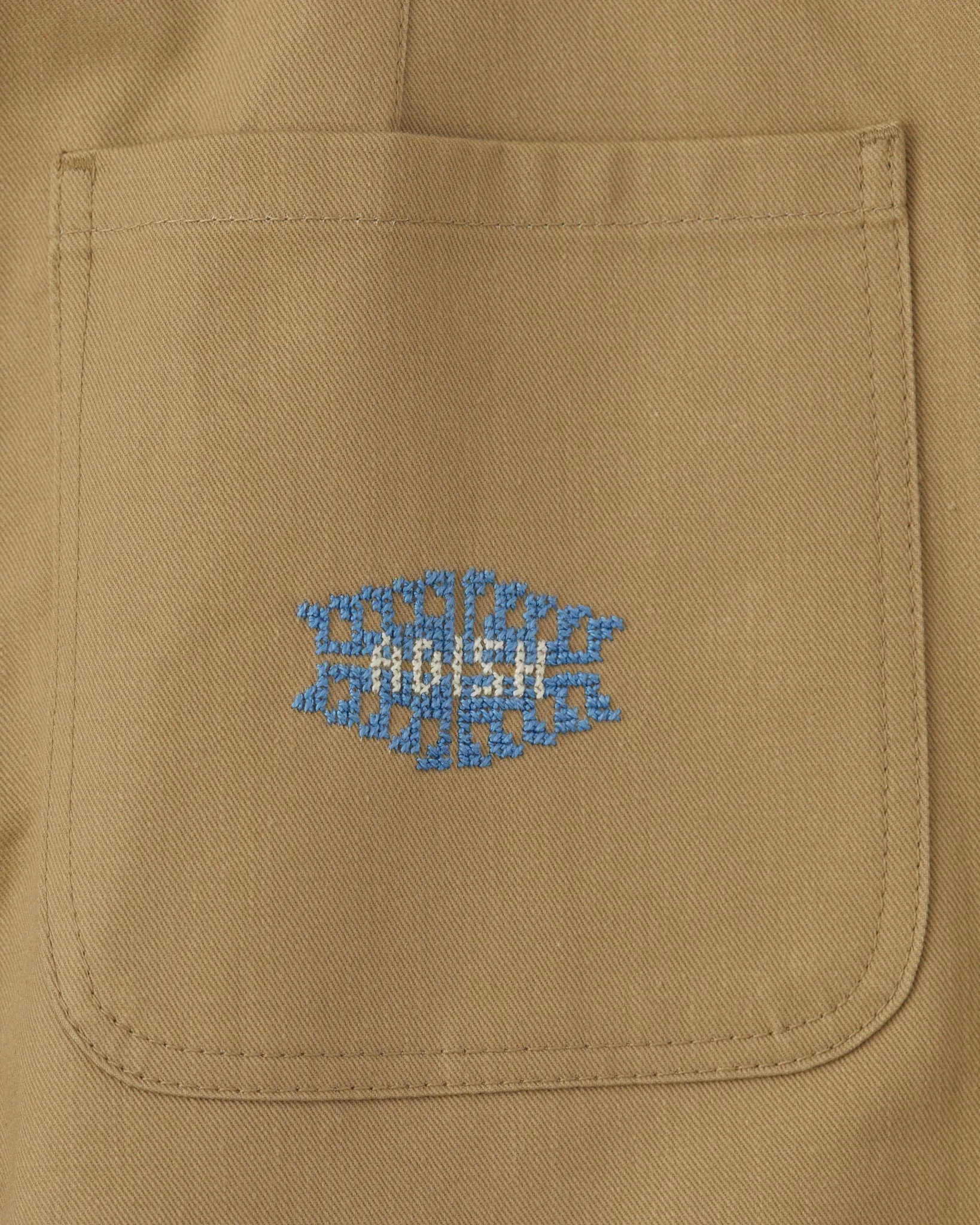 Sarou Cotton Chino Trousers - Beige