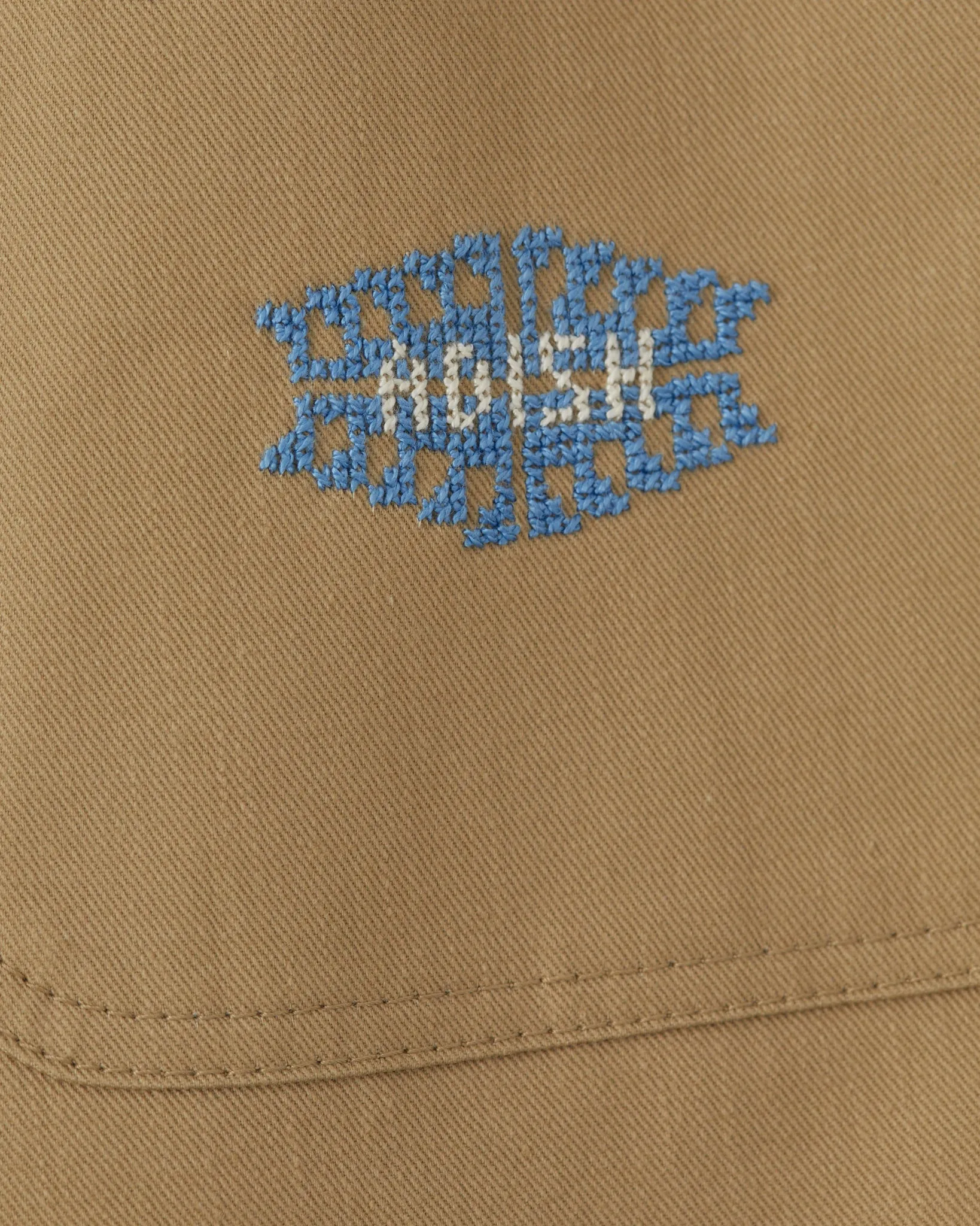 Sarou Cotton Chino Trousers - Beige