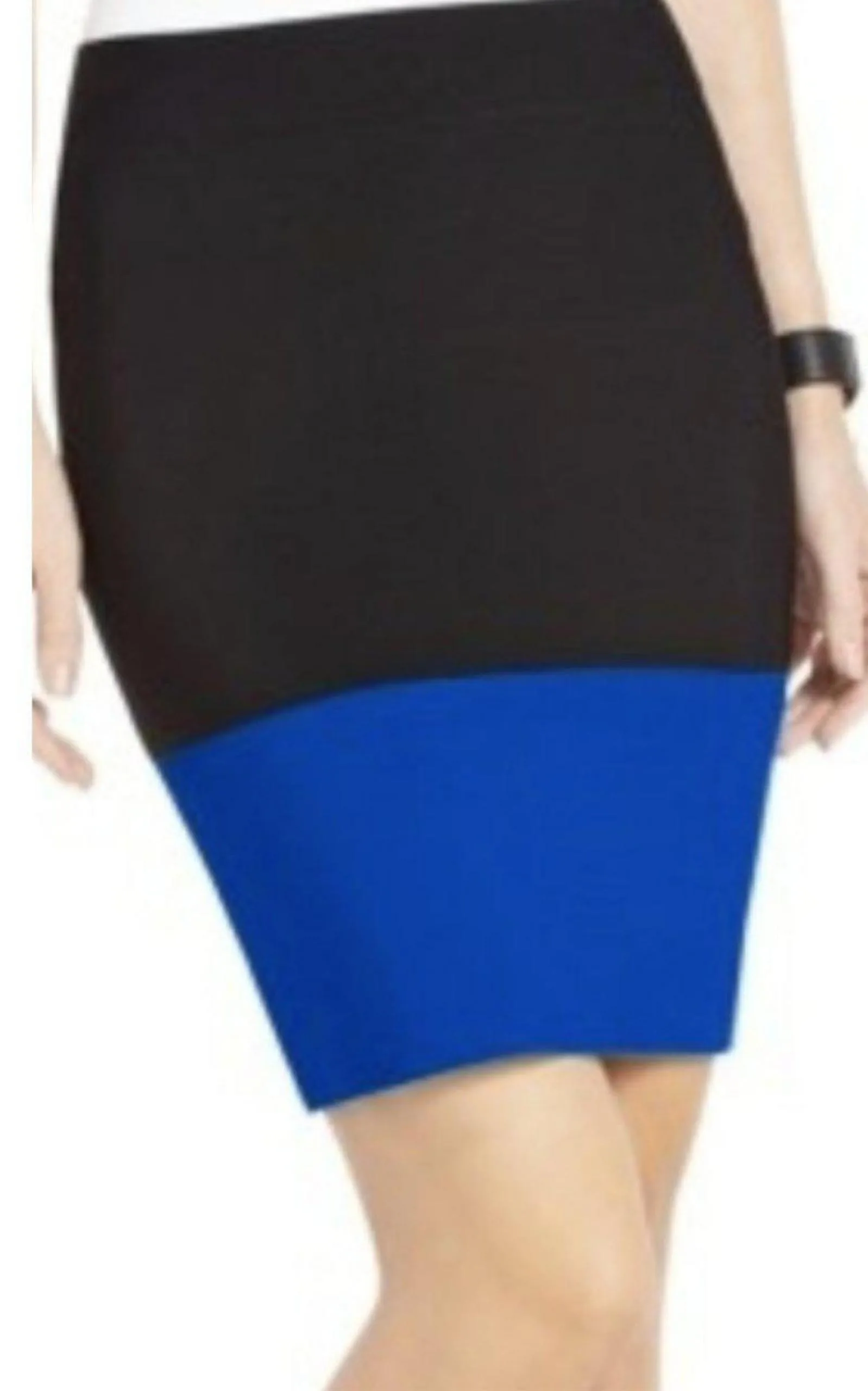 Scarlett Color Block Pencil Skirt
