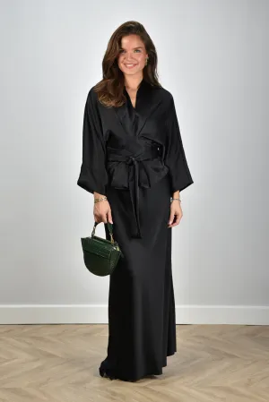 Sea Me Happy top Alaya Satin black
