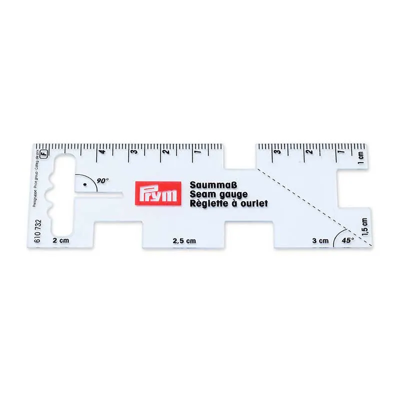 Seam Gauge; Quarter/Seam Rule