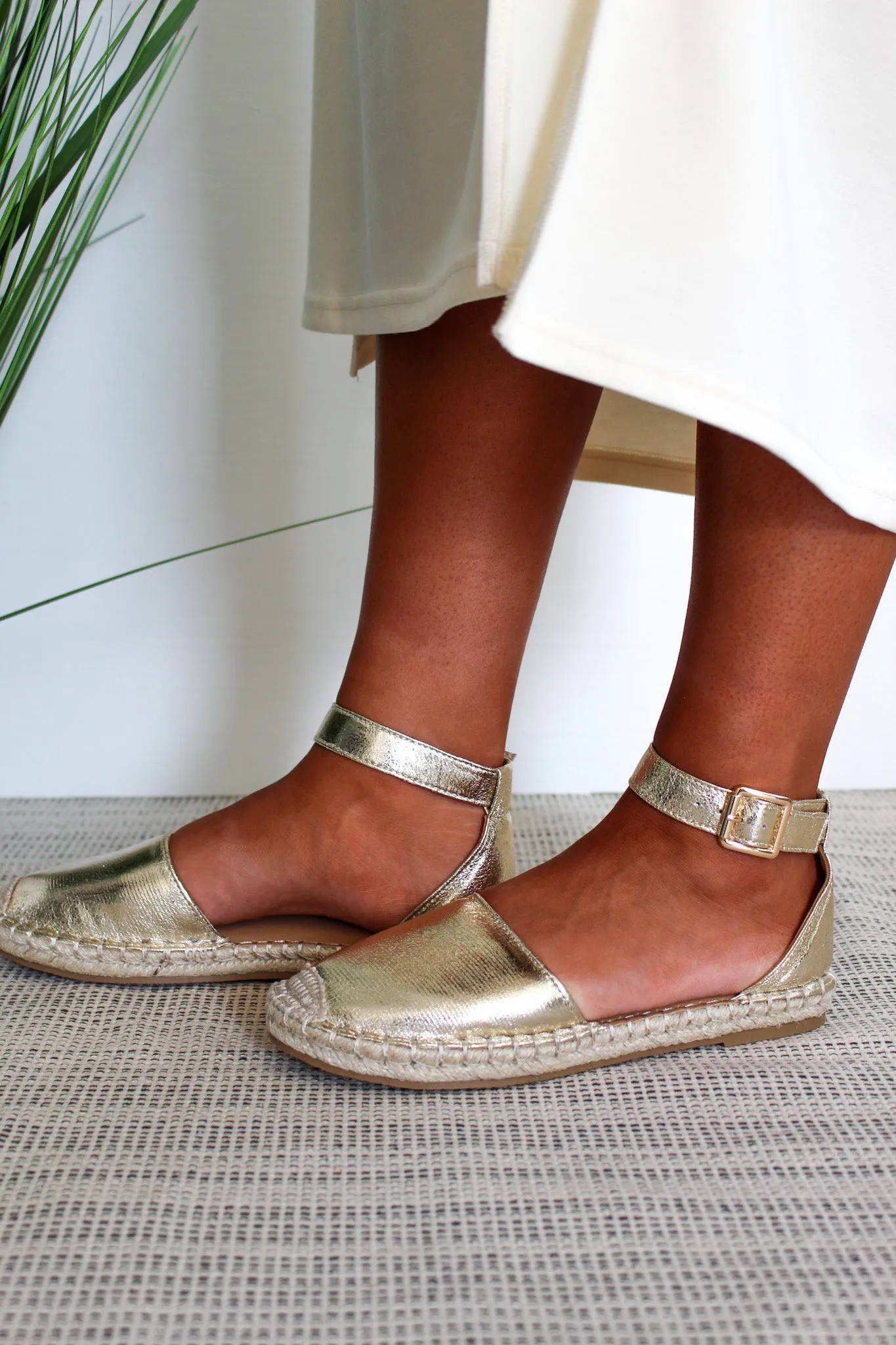 Seville Espadrille Sandal • Gold