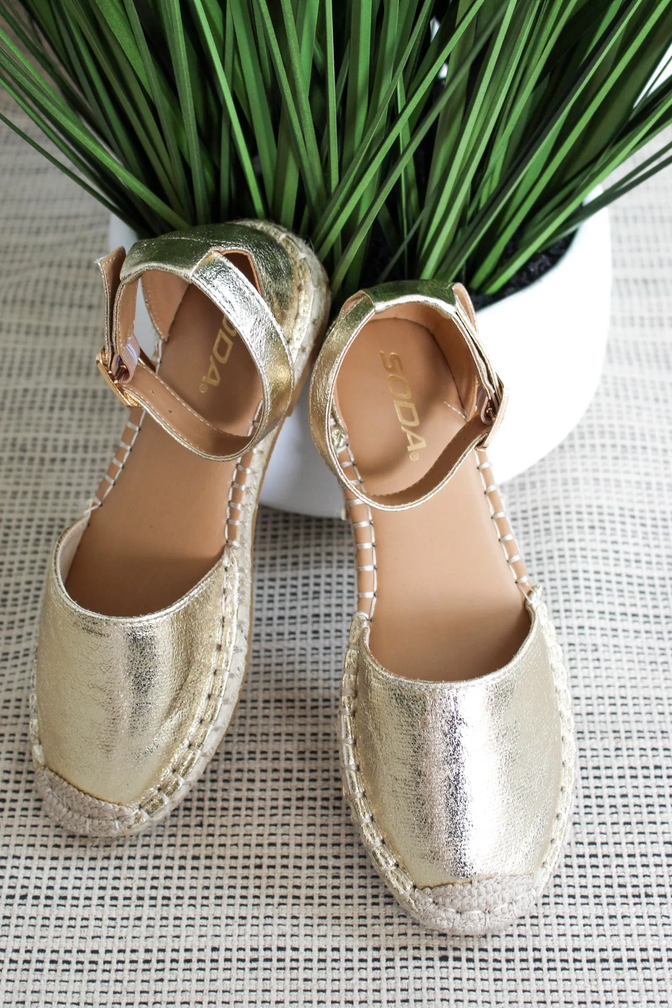Seville Espadrille Sandal • Gold