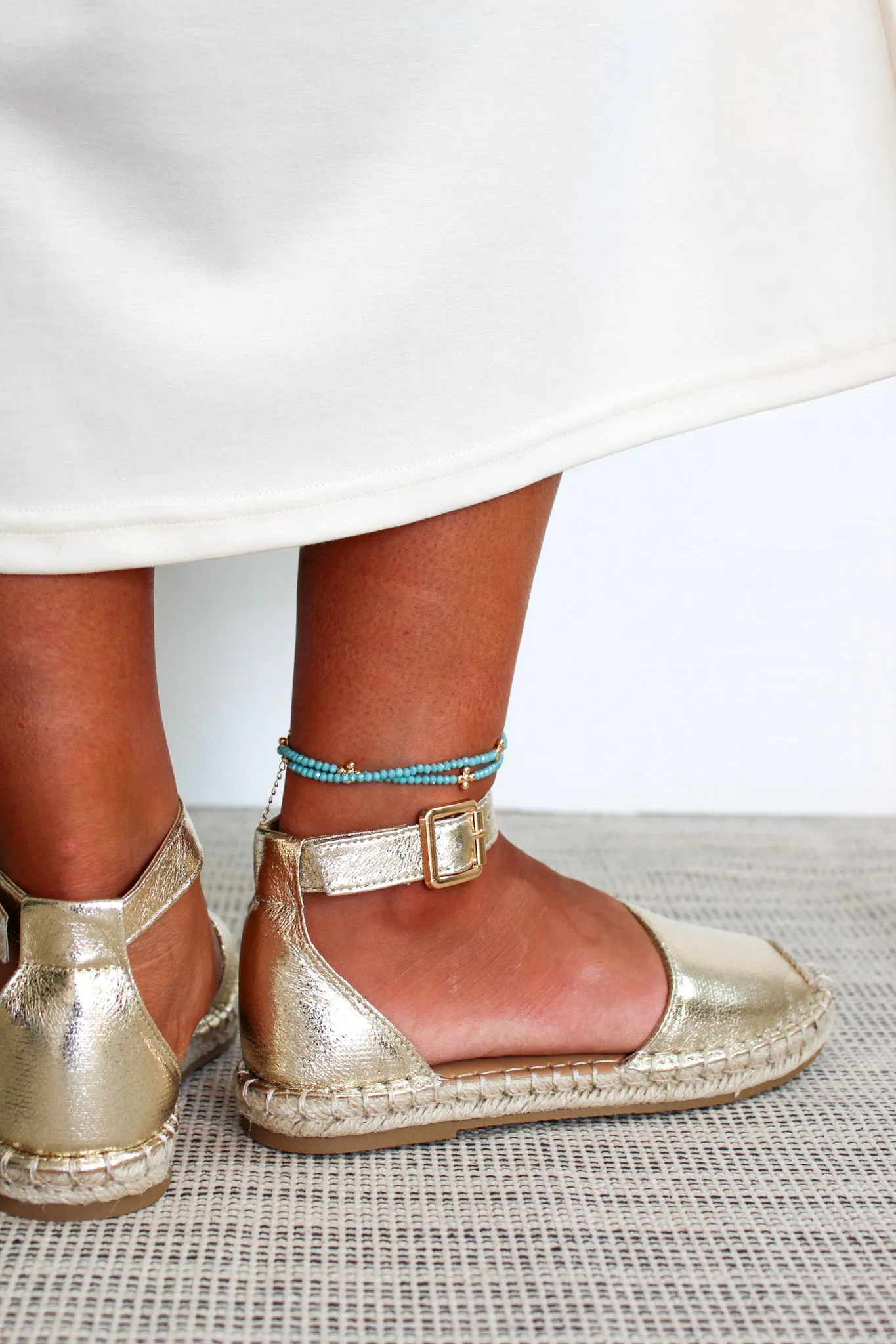 Seville Espadrille Sandal • Gold