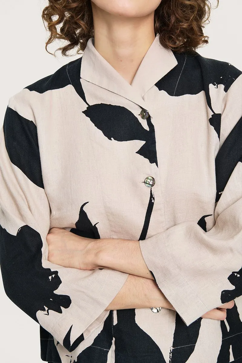 Shadow Blossom Short Jacket