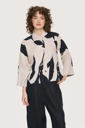 Shadow Blossom Short Jacket