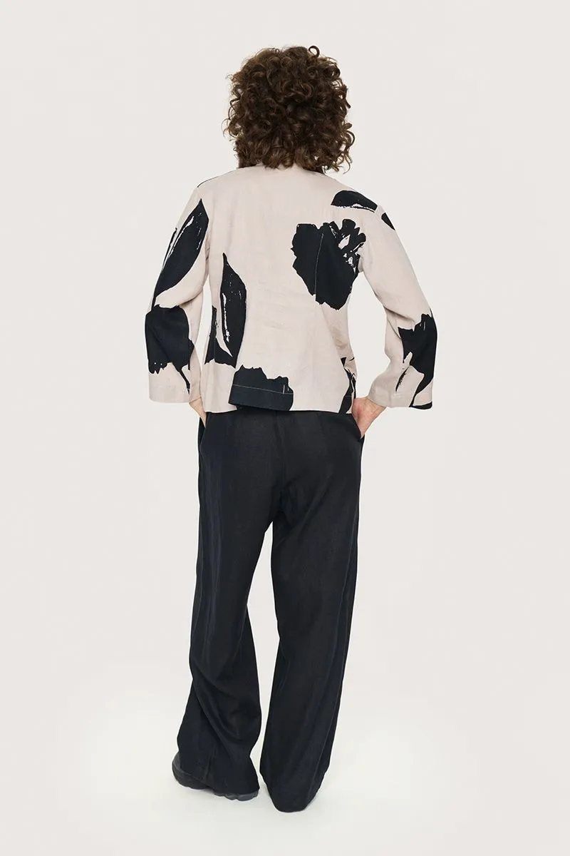 Shadow Blossom Short Jacket