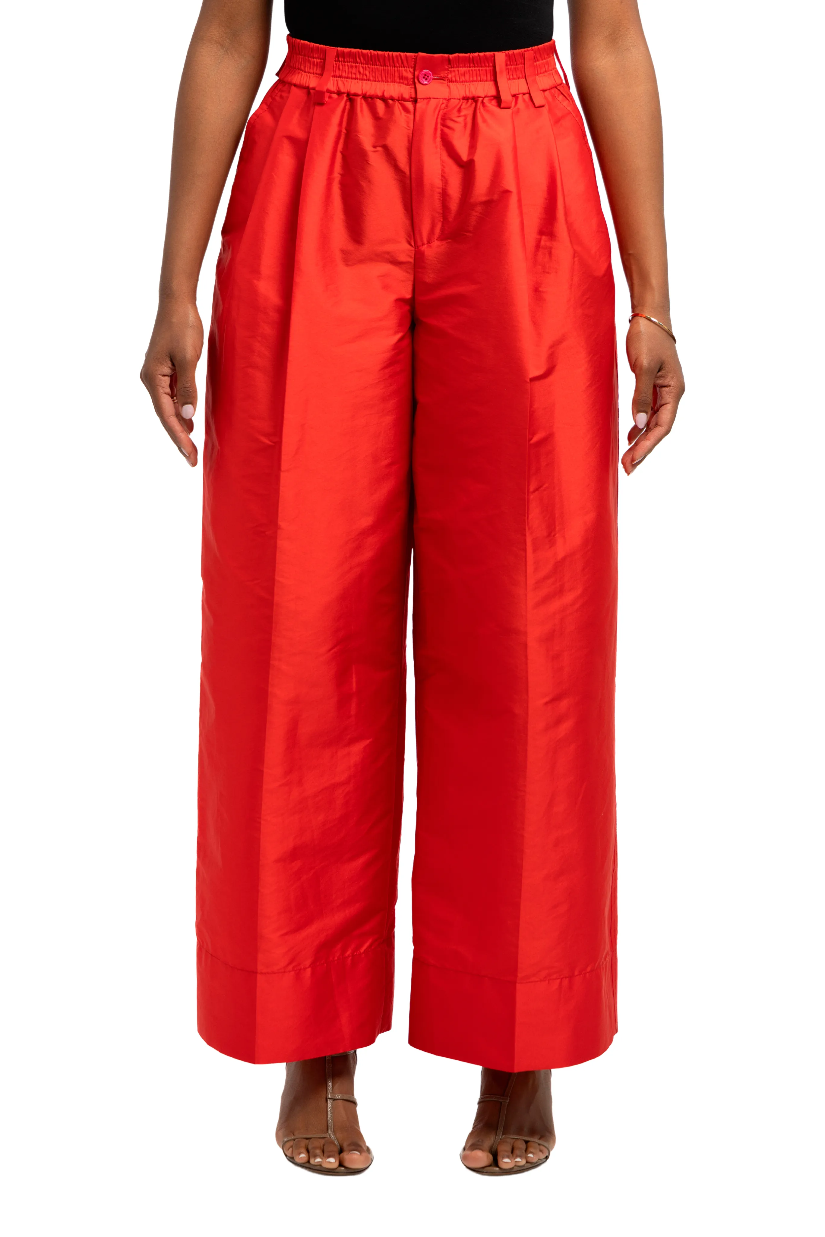 Silk Jumbo Pants