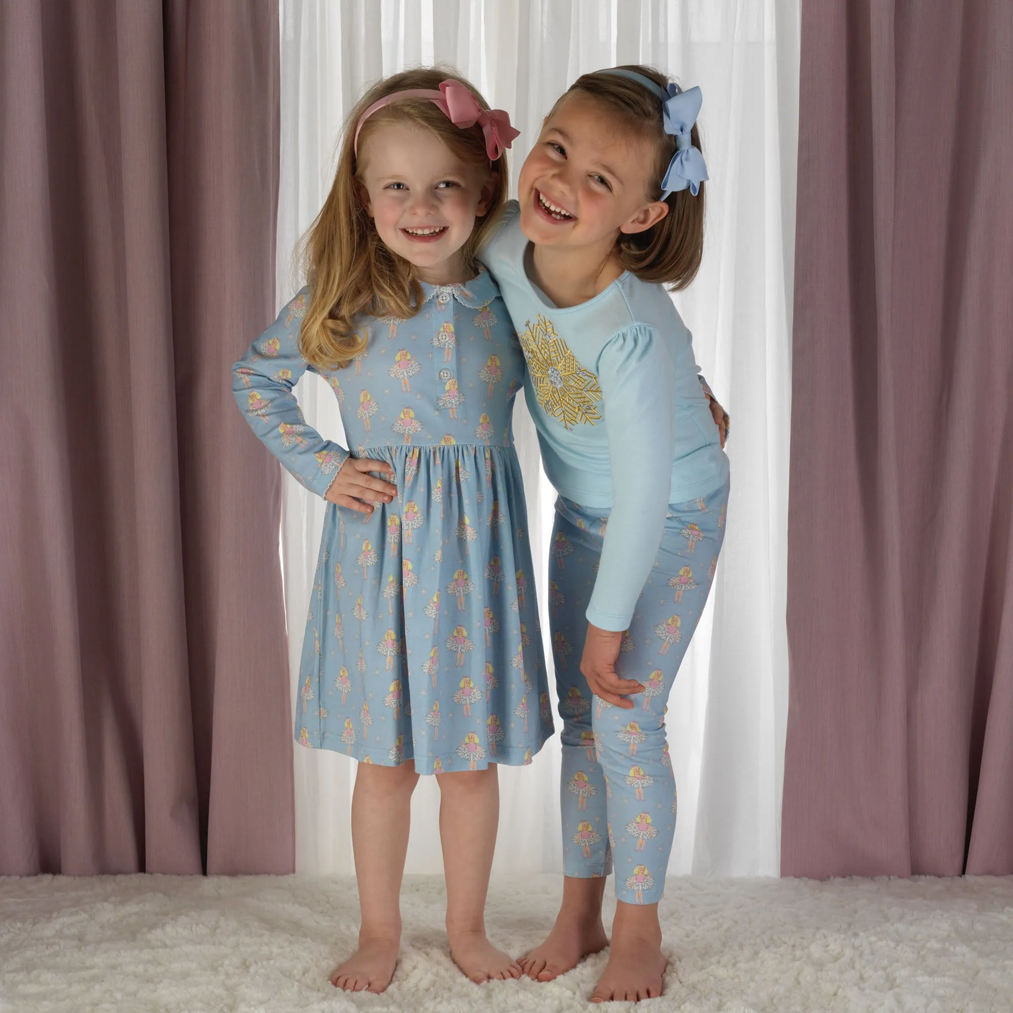Snowflake Dancers Jersey Dress