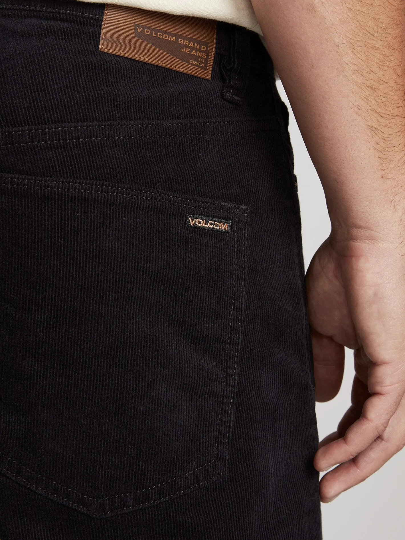 Solver 5 Pkt Cord Stoffhose - Black