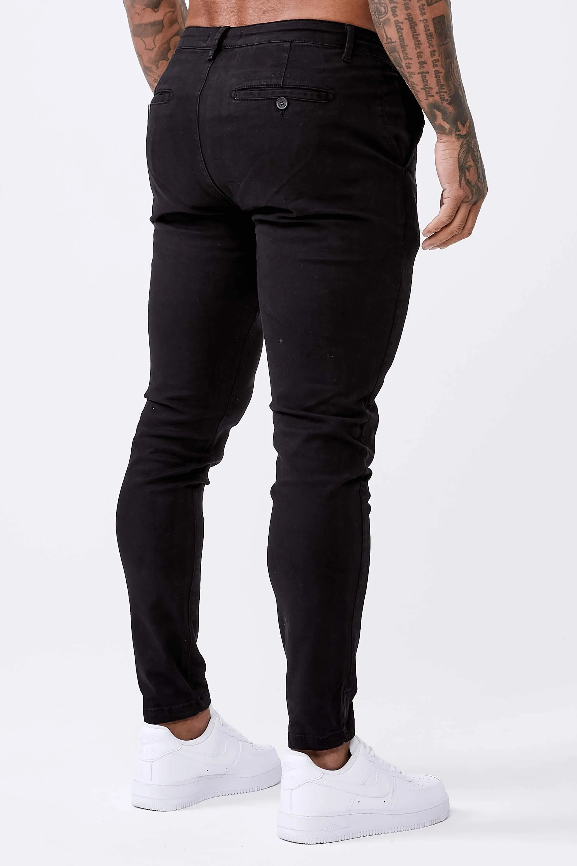Spray-On Stretch Chino – Black