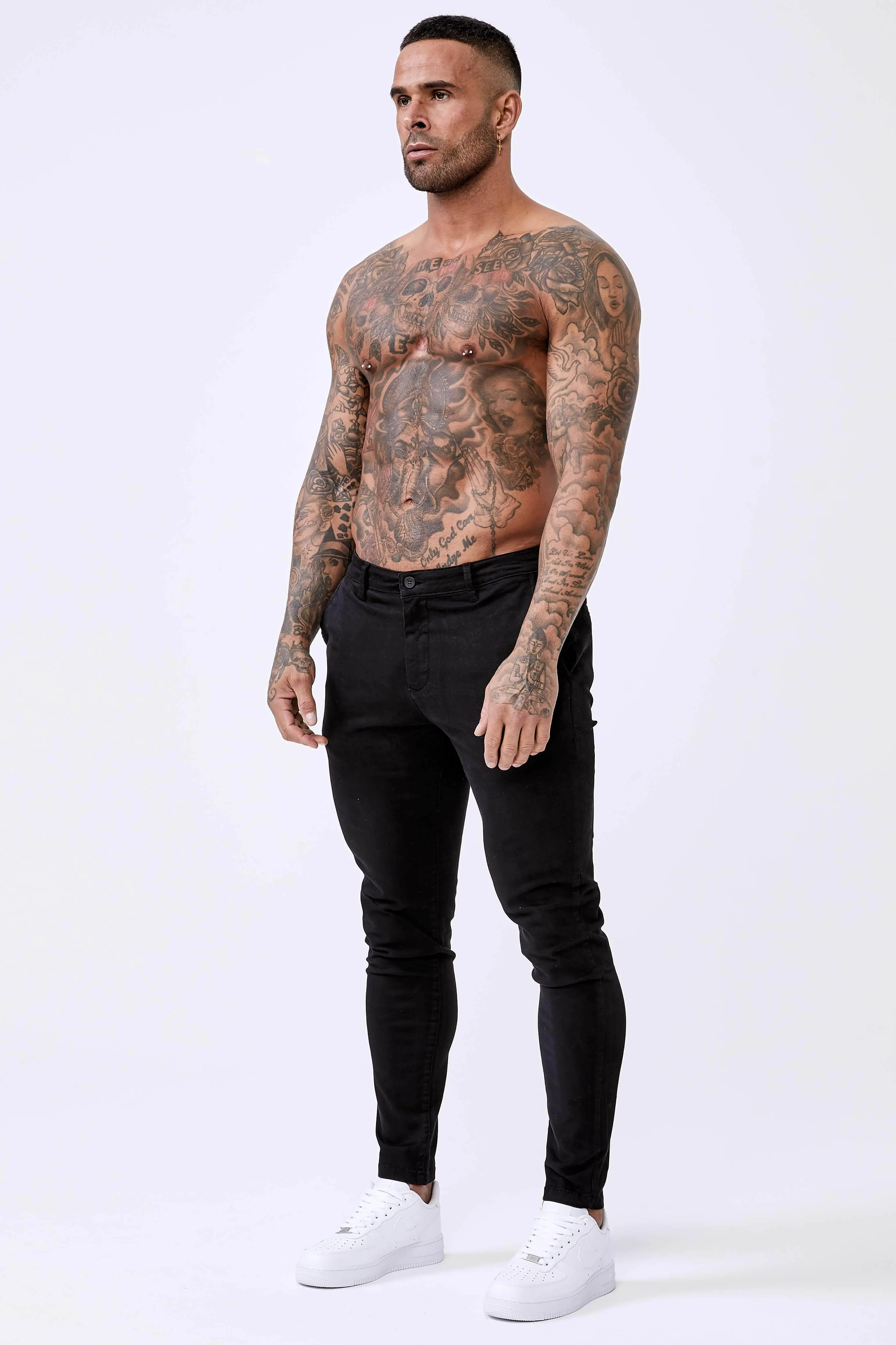 Spray-On Stretch Chino – Black