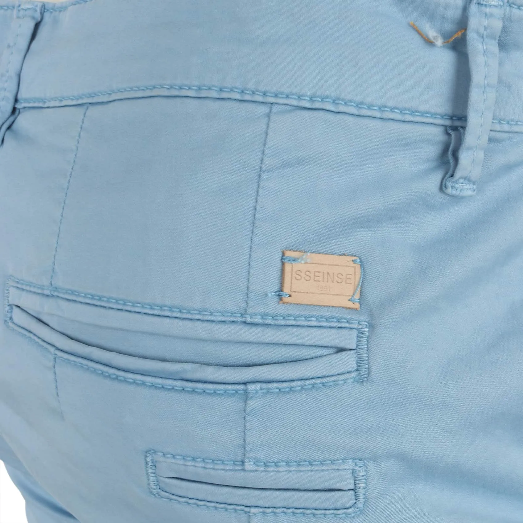 SSEINSE SLANT POCKET FITTED CHINO