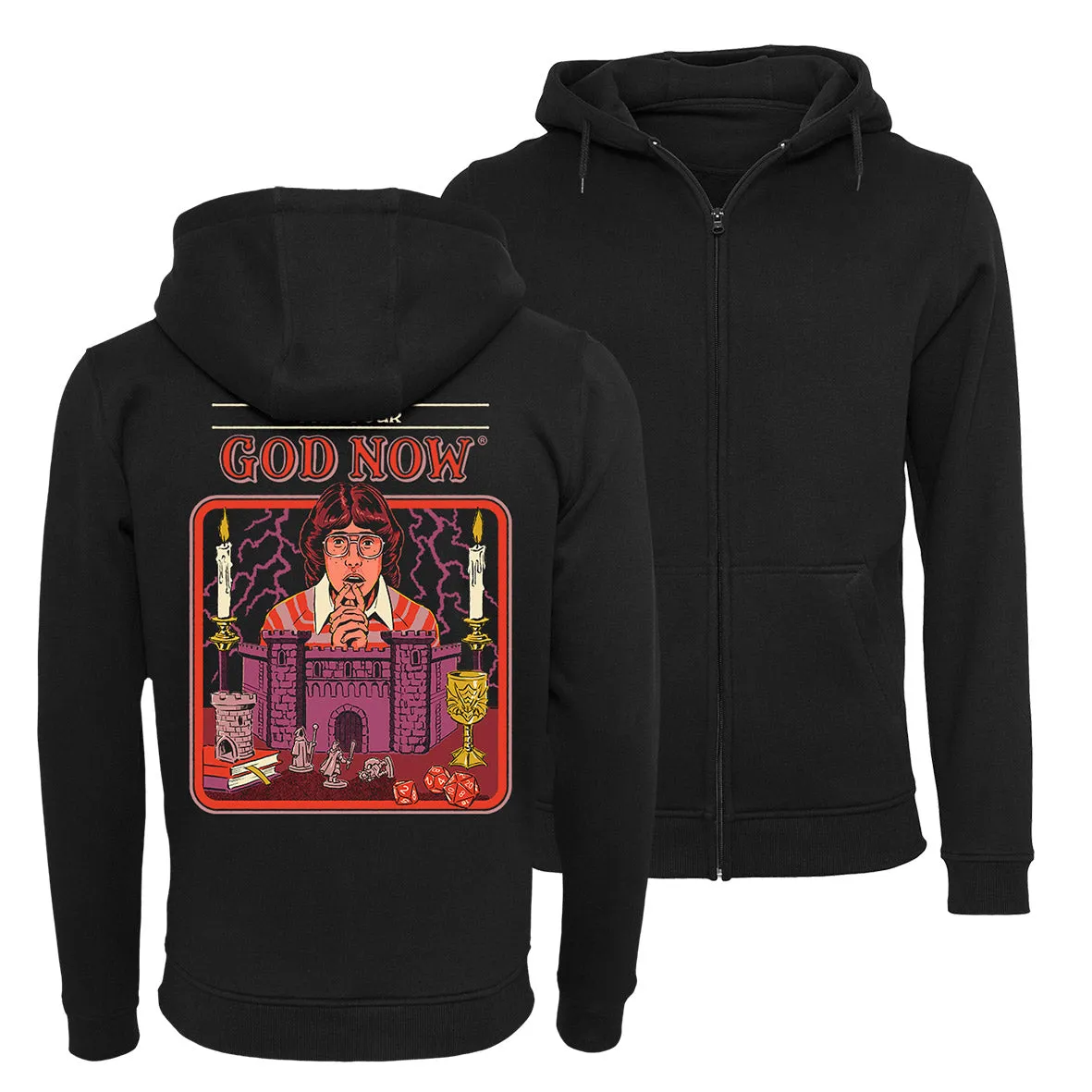 Steven Rhodes - I am your God now - Zip-Hoodie