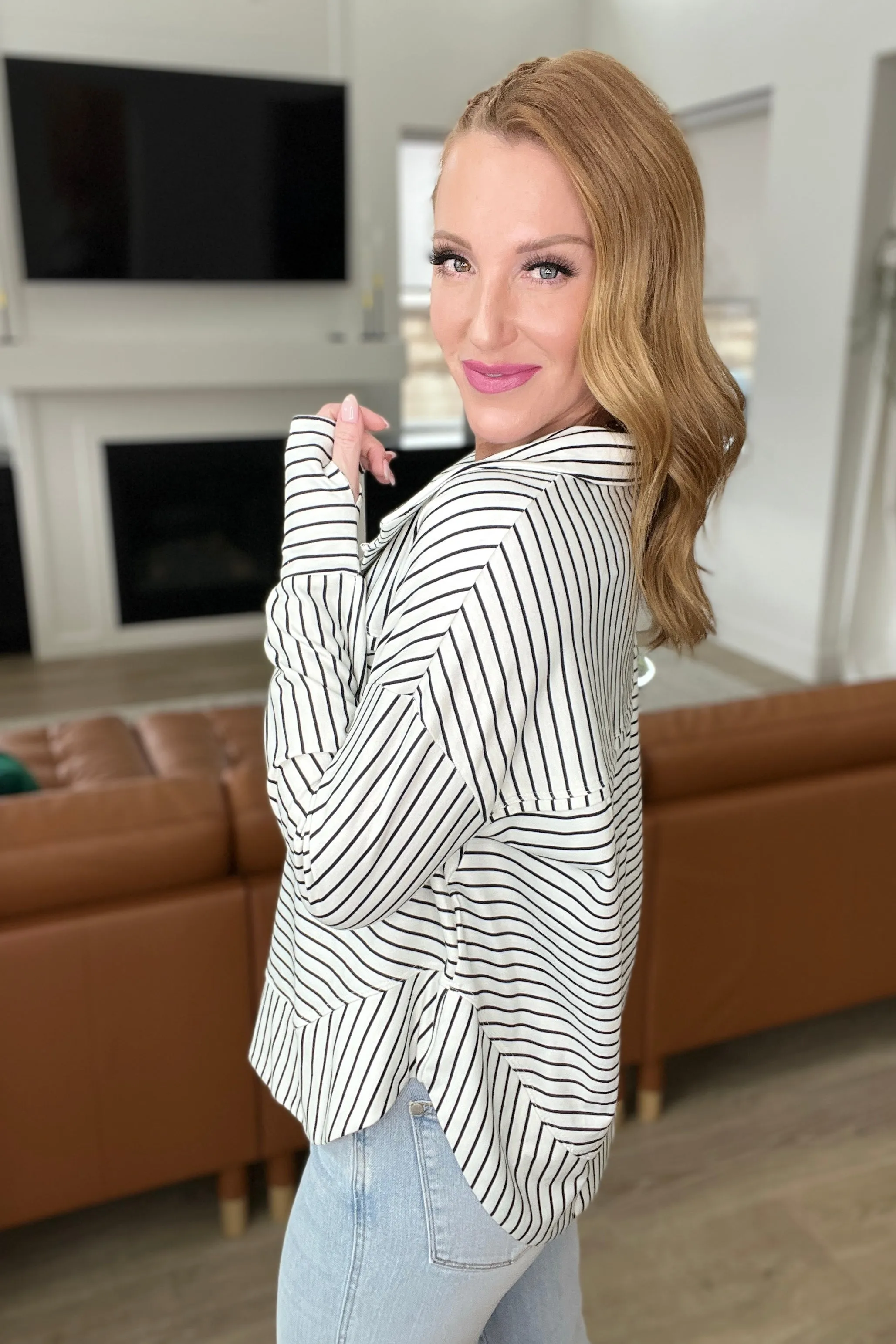 Striped Serendipity Pullover