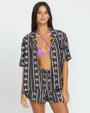 Sun Stunner Shirt - BLACK COMBO