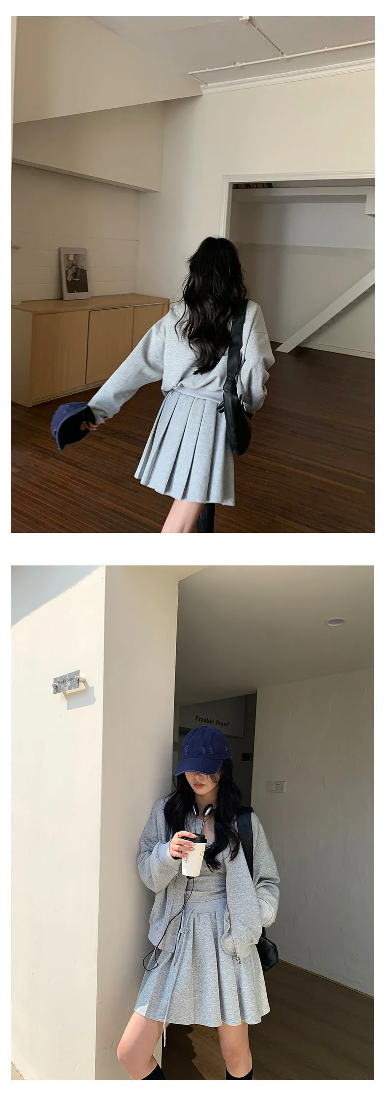 Sweater skirt set