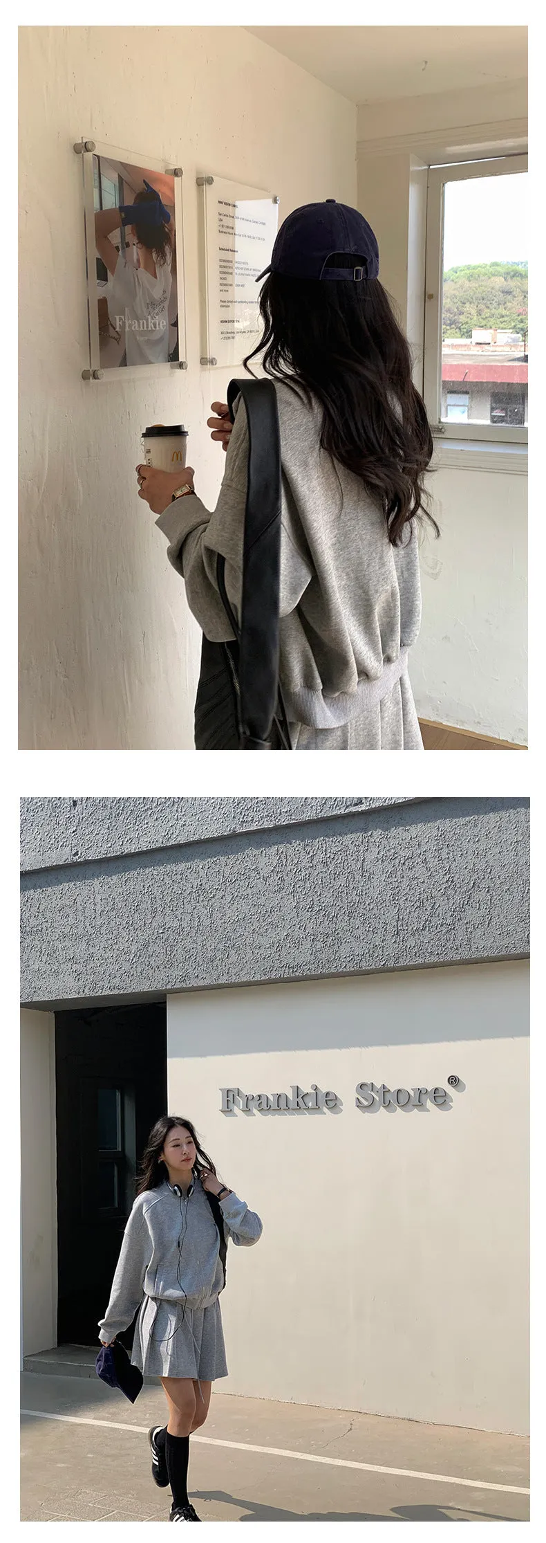 Sweater skirt set