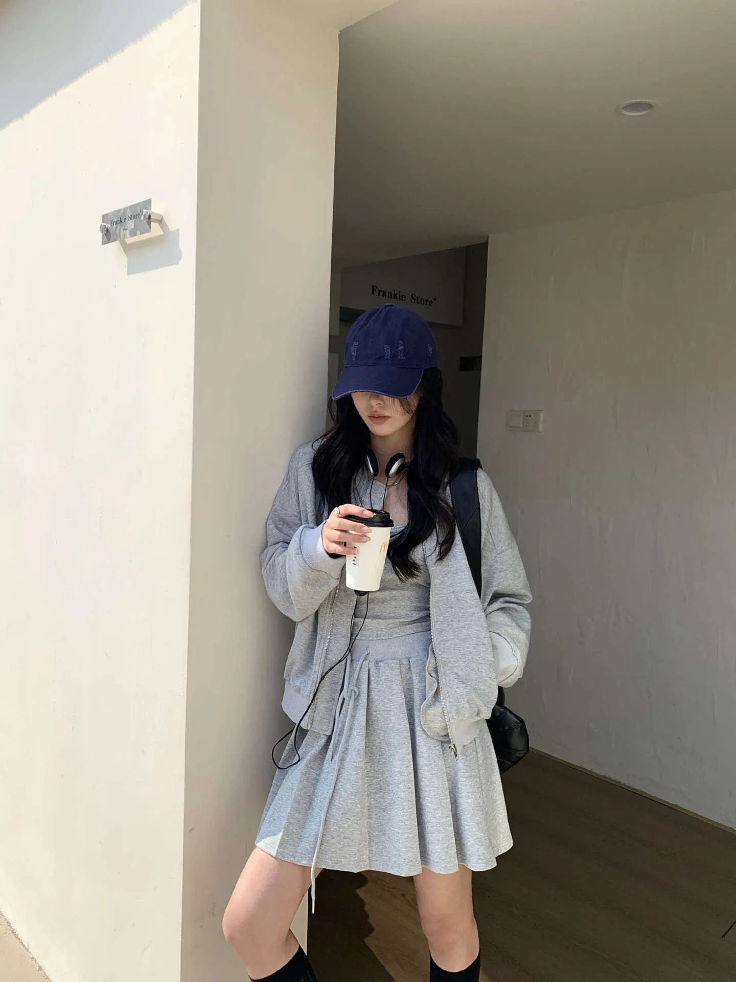 Sweater skirt set