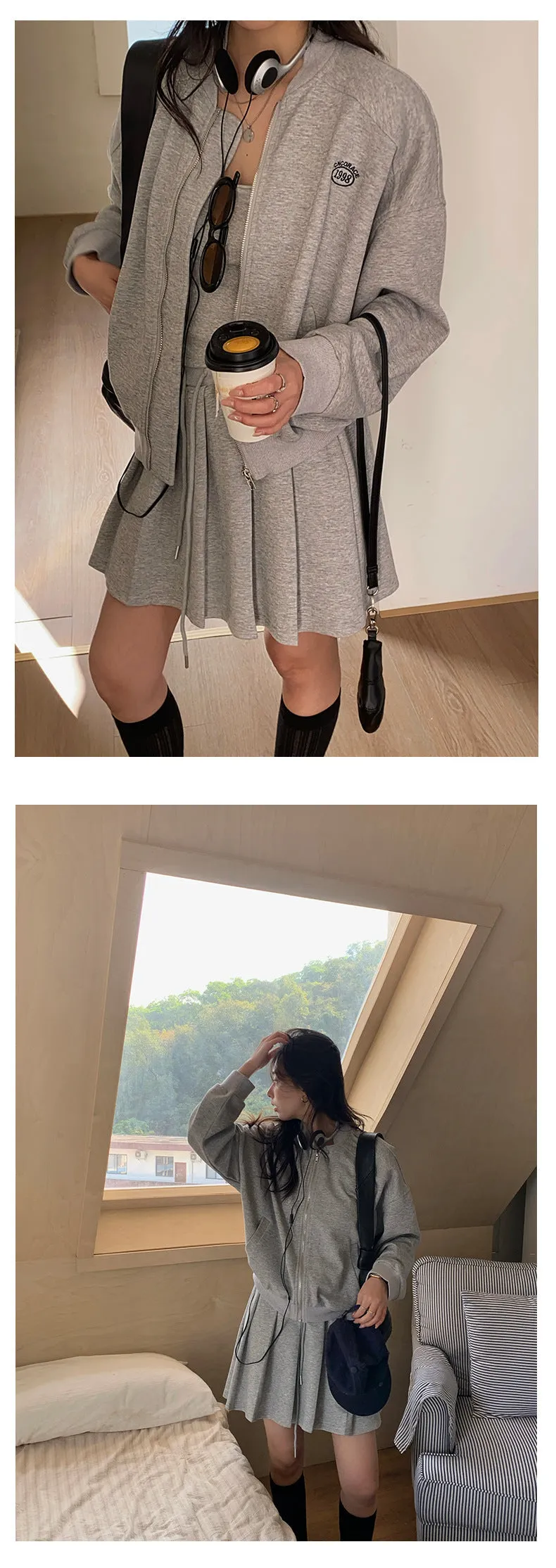 Sweater skirt set