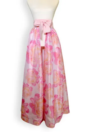 Taffeta Overskirt in Pink Peony