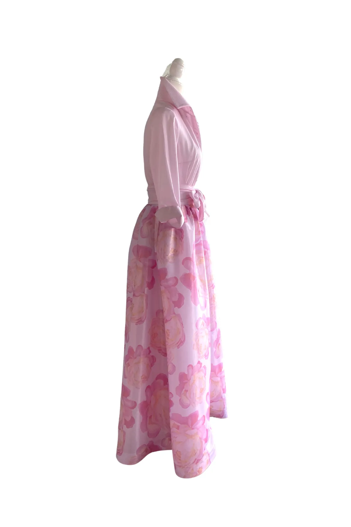 Taffeta Overskirt in Pink Peony