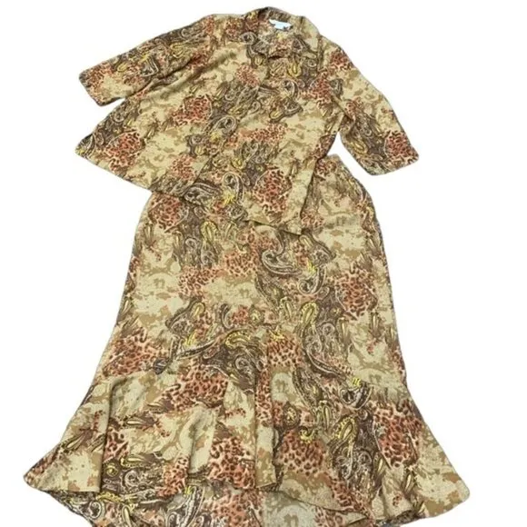 Tanjay Vintage Skirt Set