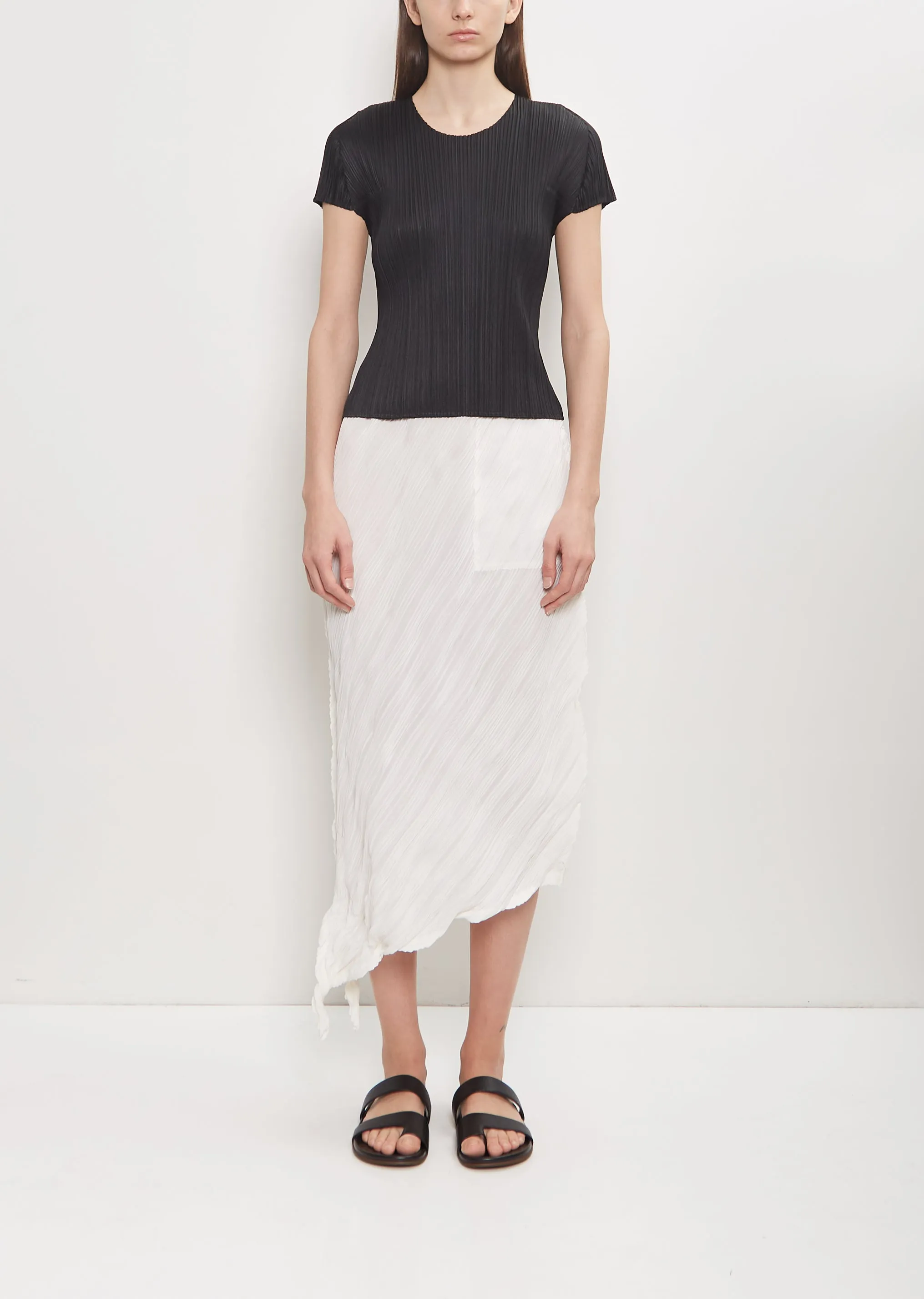 Technical Twisted Skirt
