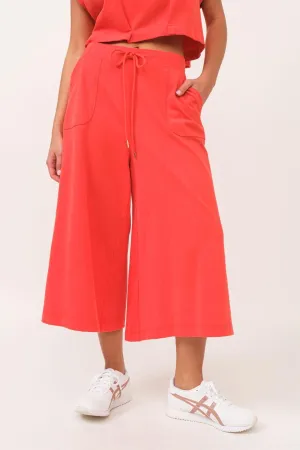 The Lounge Edit - Wide Leg Crop Pants