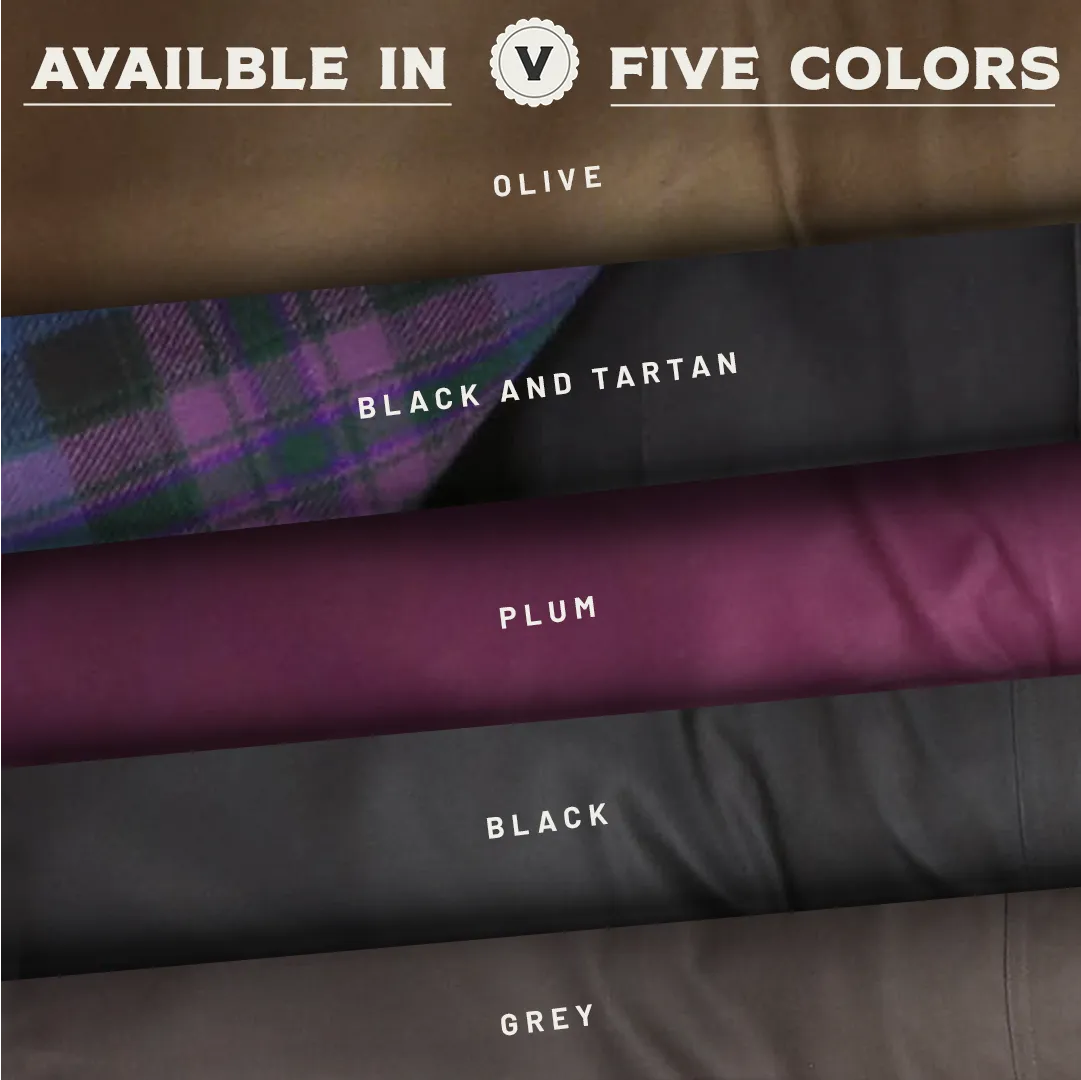 The Rhona Kilt - Black and Tartan