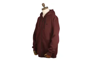THINKING ANGLERS ZIP HOODY PLUM